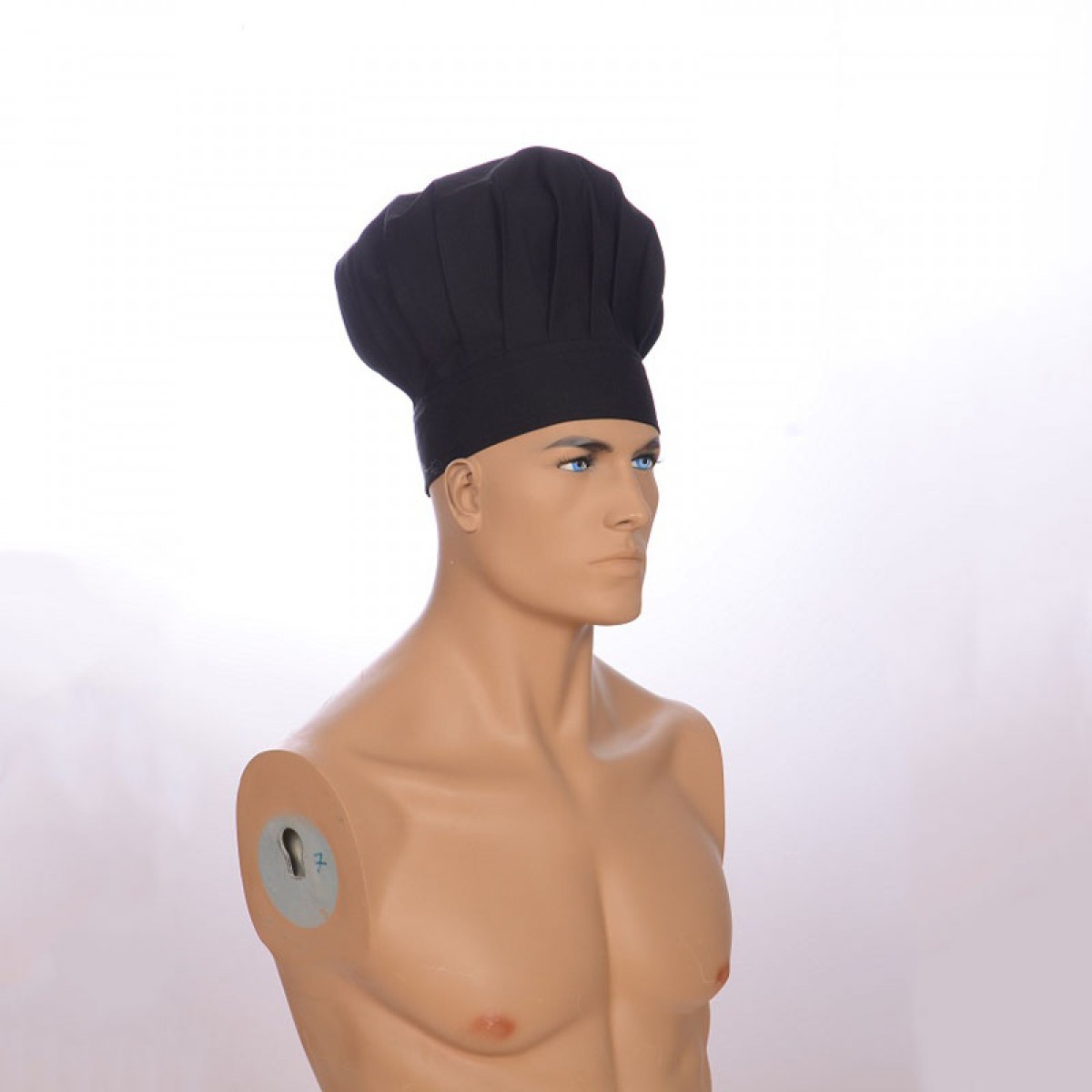 Formteks Aşçı Balon Kep  Cırt Ayarlı Siyah