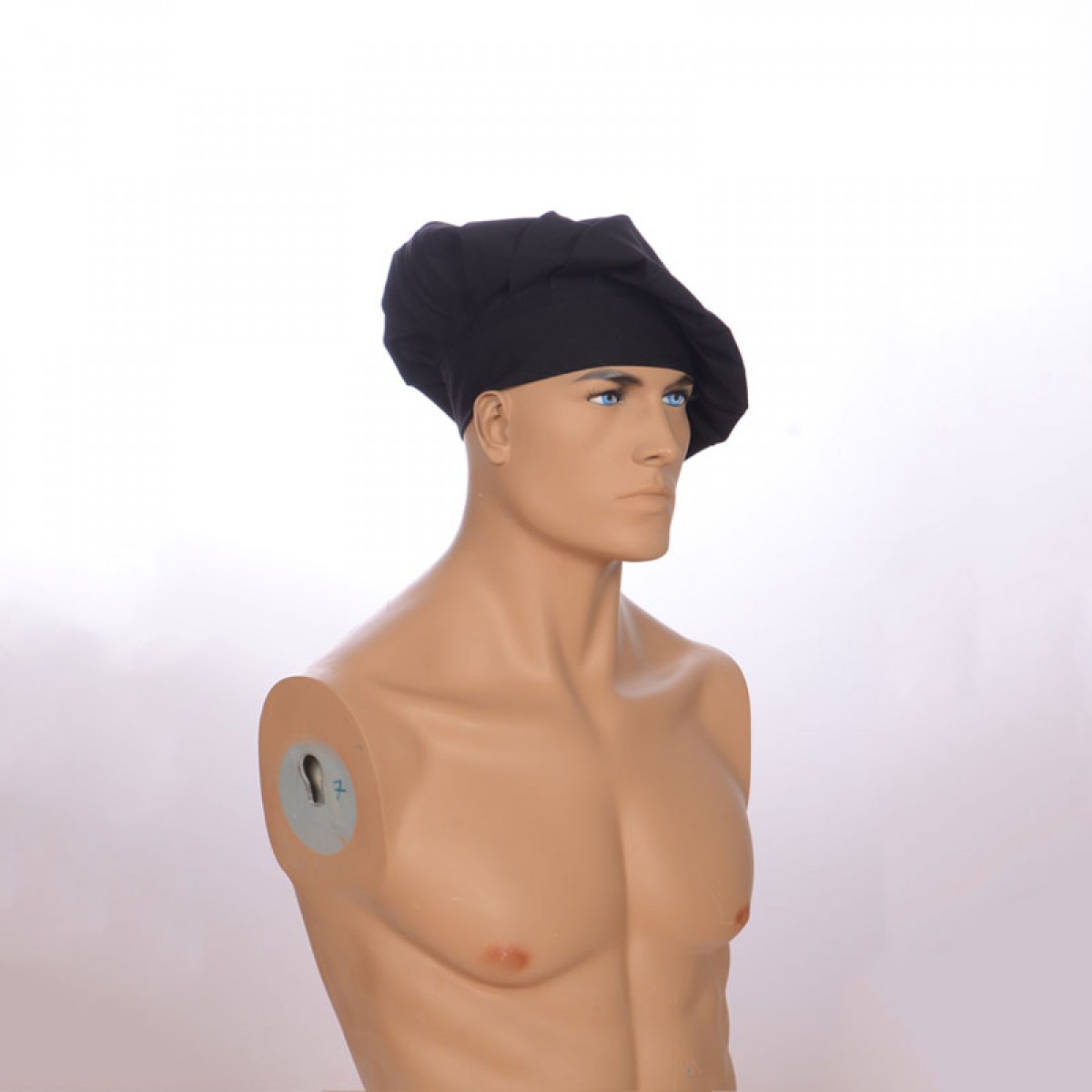 Formteks Aşçı Balon Kep  Cırt Ayarlı Siyah