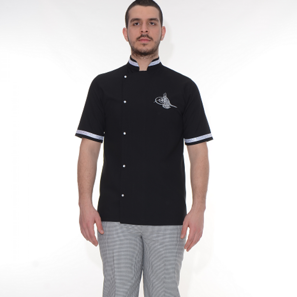 Formteks Aşçı Ceketi Siyah Tuğralı
