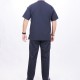 Formteks Bay Medikal Takım Likralı Terry Cotton Lacivert-İndigo Biyeli