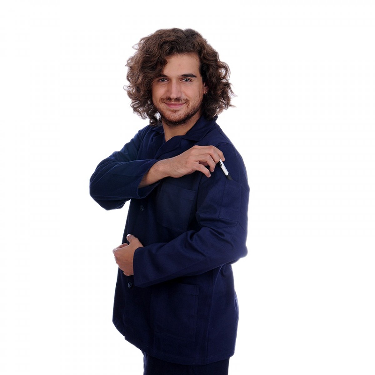 Formteks Bay Teknik Ceket 16/12 Gabardin Lacivert