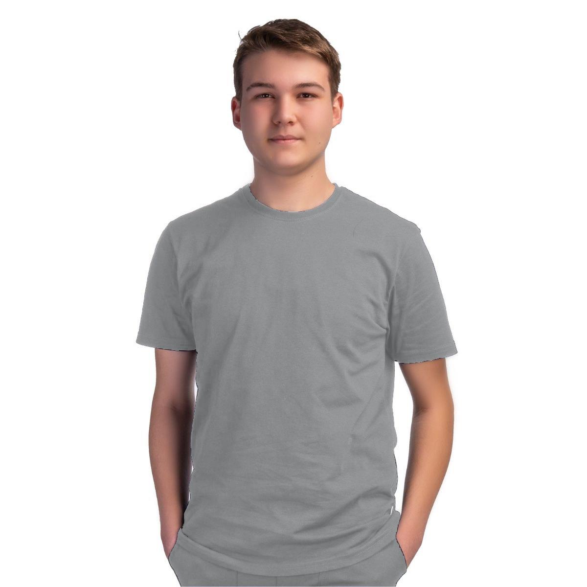 Formteks Bisiklet Yaka Süprem Tişört Gri