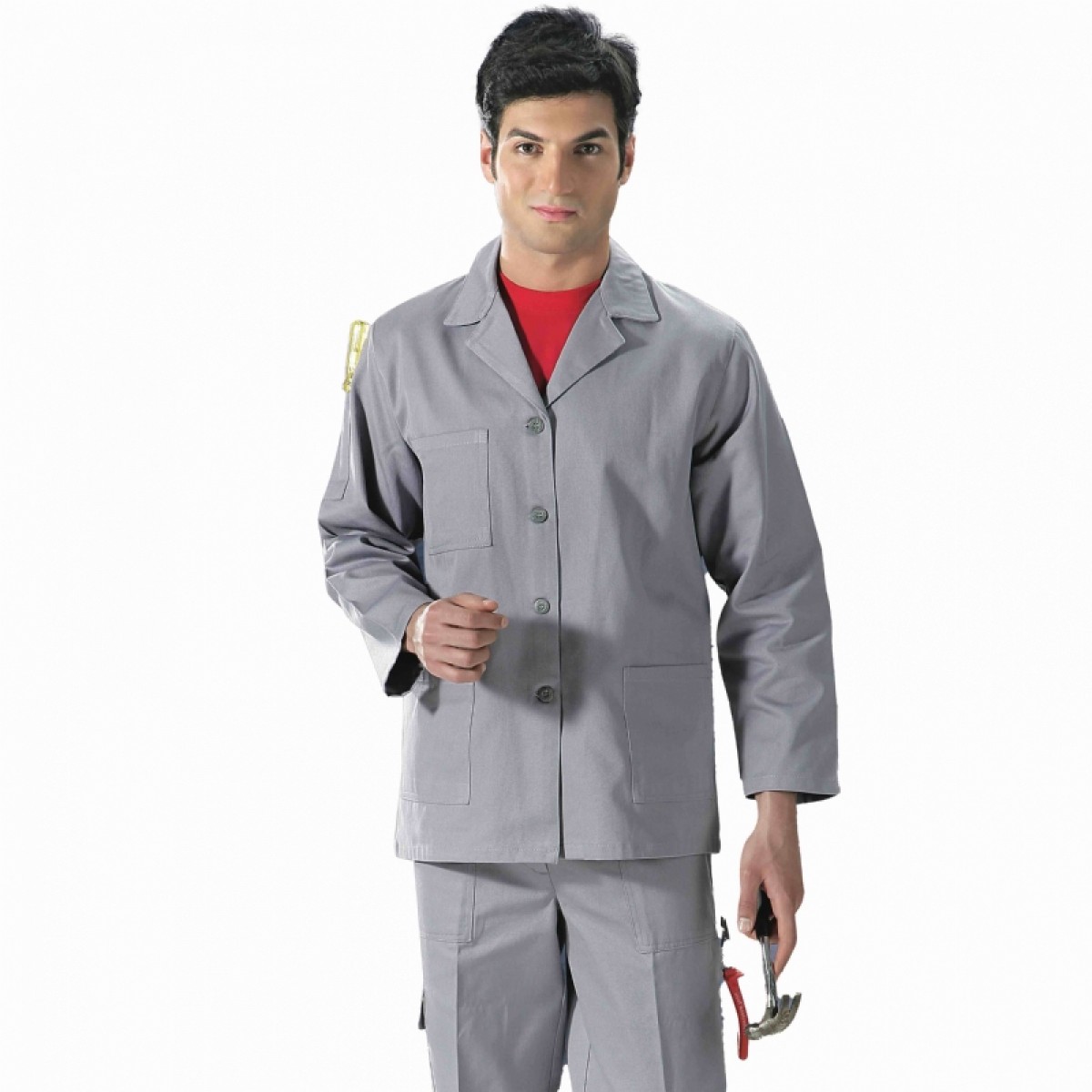 Formteks İş Ceketi Erkek Gri