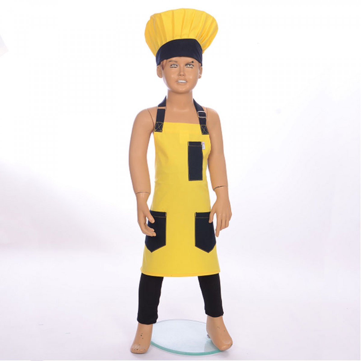 Formteks Çocuk Boydan Önlük Toka Ayarlı Sarı