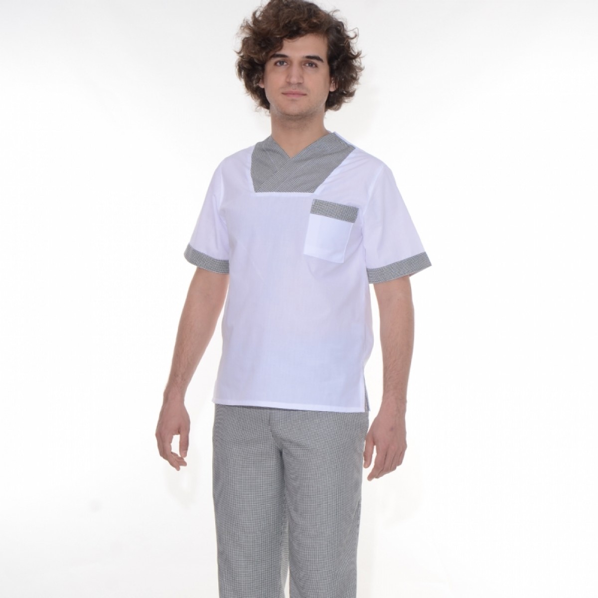 Formteks Likralı Fırıncı Kısa Kollu Ceketi