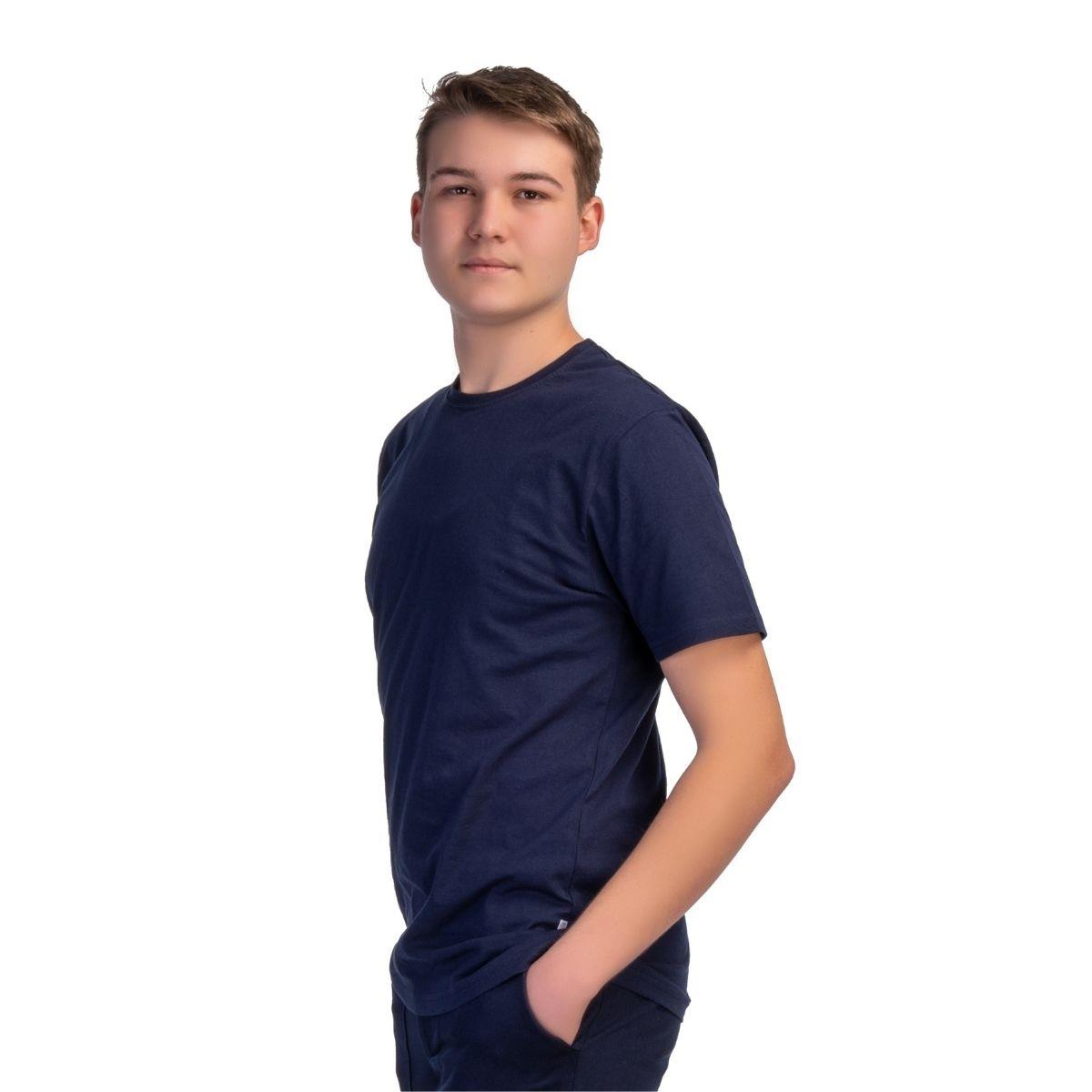 Formteks Bisiklet Yaka Süprem Tişört Lacivert