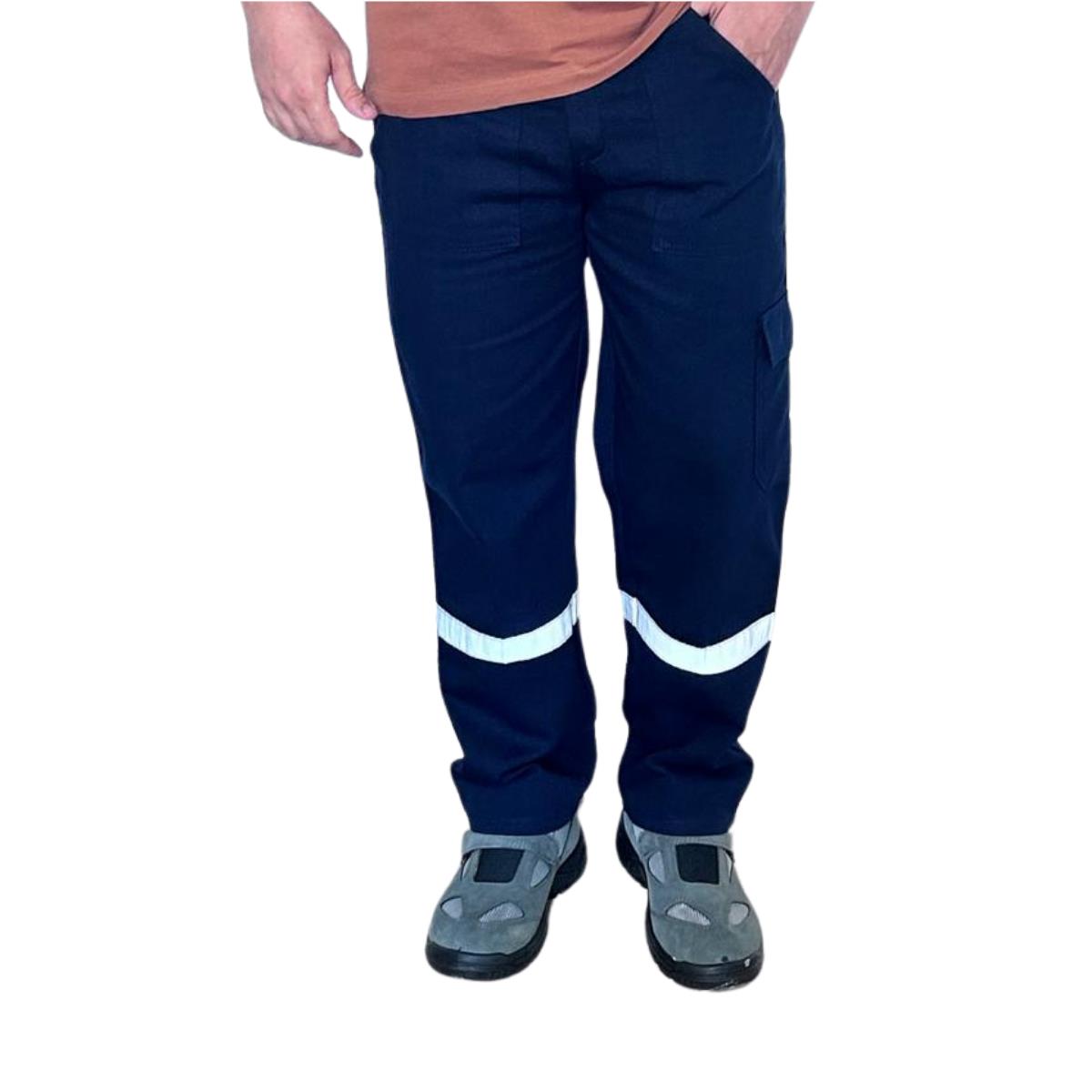 Formteks Eko İşçi Keten Pantolon Lacivert