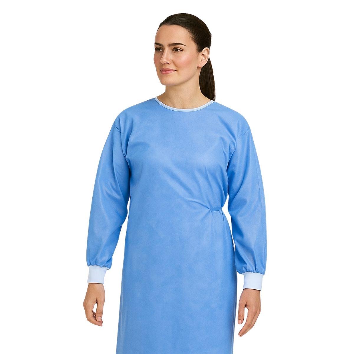 Formteks Hasta Cerrahi  Önlük Tek Kullanımlık Mavi