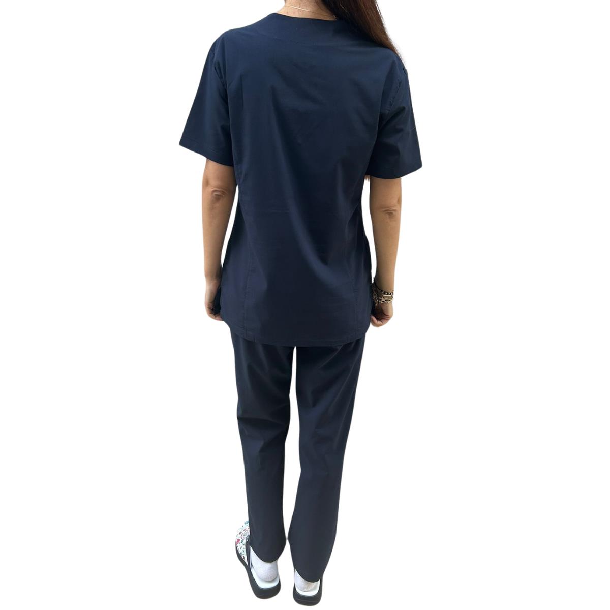 Formteks Kadın Hemşire Takım Likralı Lacivert