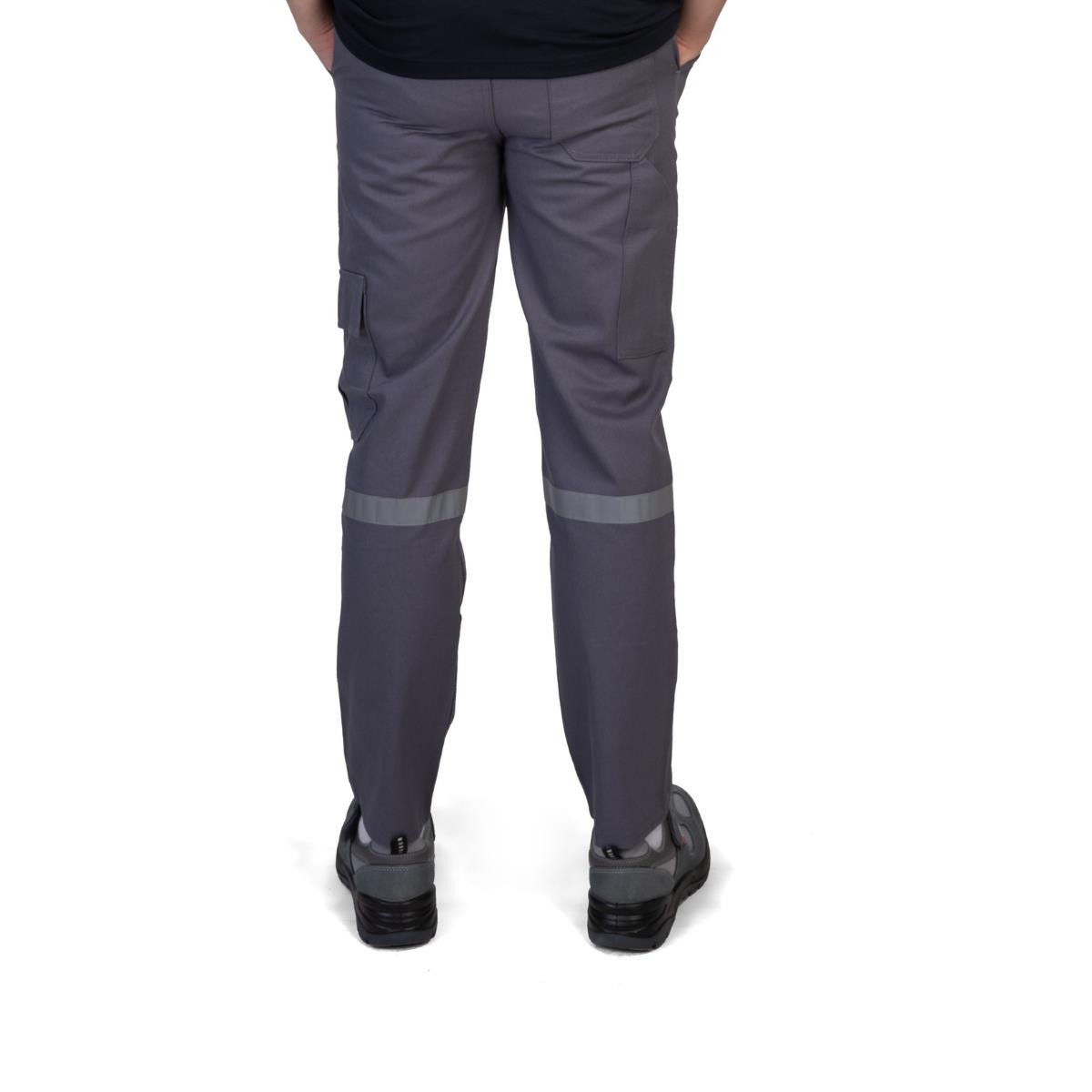 Formteks Kargo Pantolon 16/12 Gabardin Reflektörlü  Gri