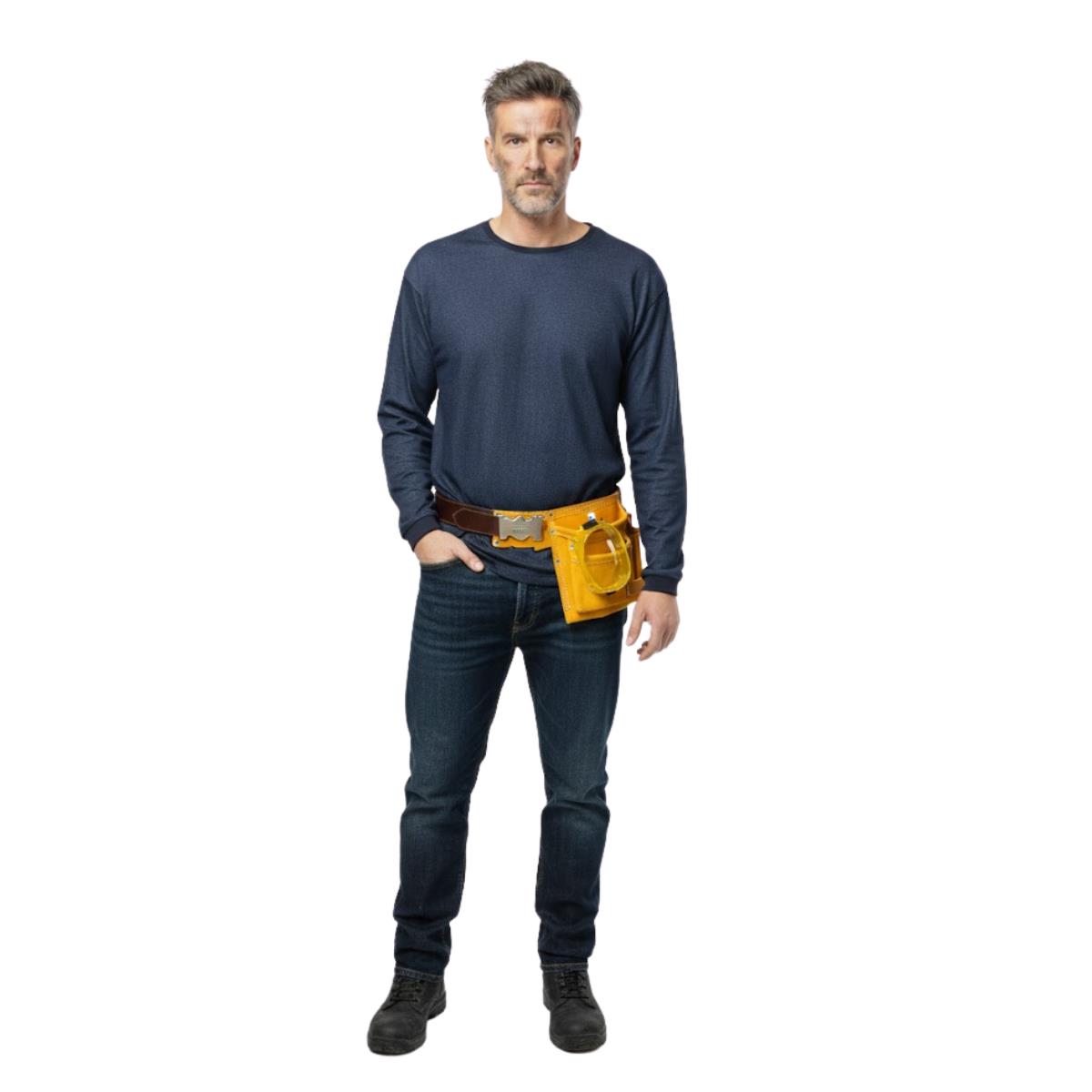 Formteks Kot Kaplamalı Kaynakçı Sweatshirt   Siyah