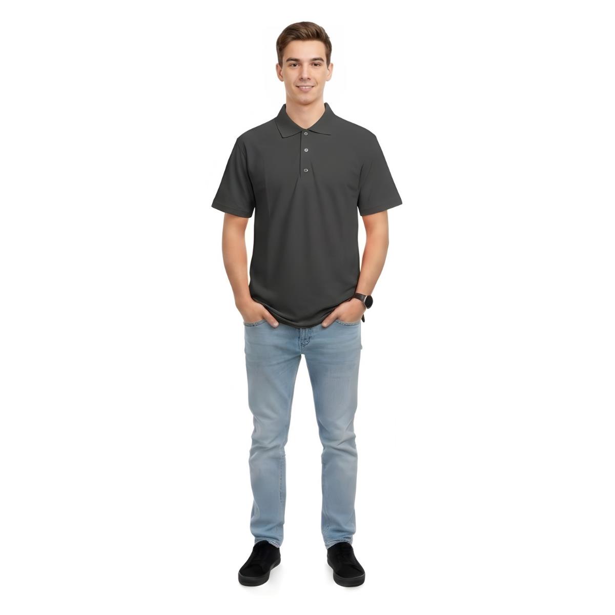 Formteks Polo Yaka Süprem  Tişört Füme