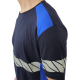 Formteks RefleX Pro – Reflektör Baskılı O  Yaka  İş Tişörtü Lacivert Sax