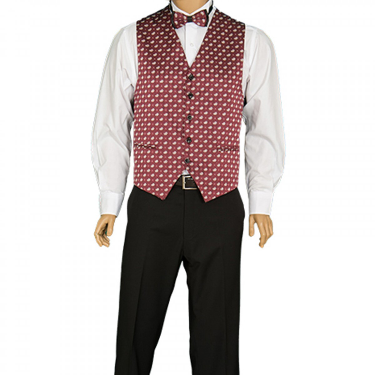 Formteks Garson Papyon Bordo Brokarlı