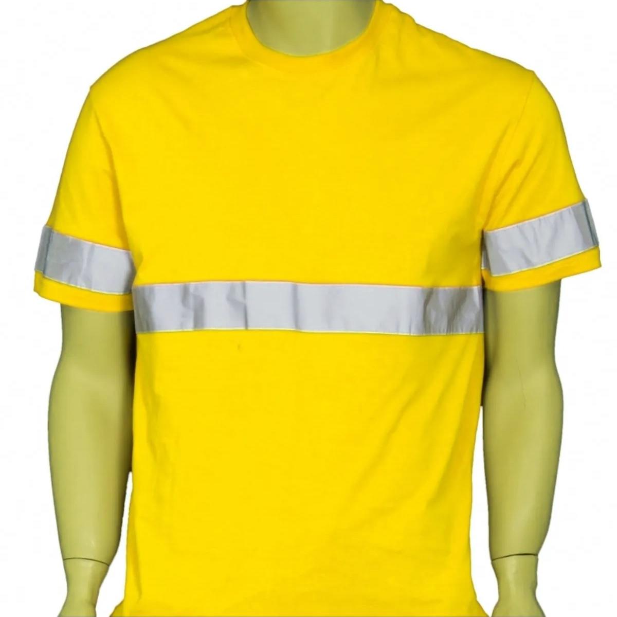 Formteks Reflektörlü T shirt Sarı