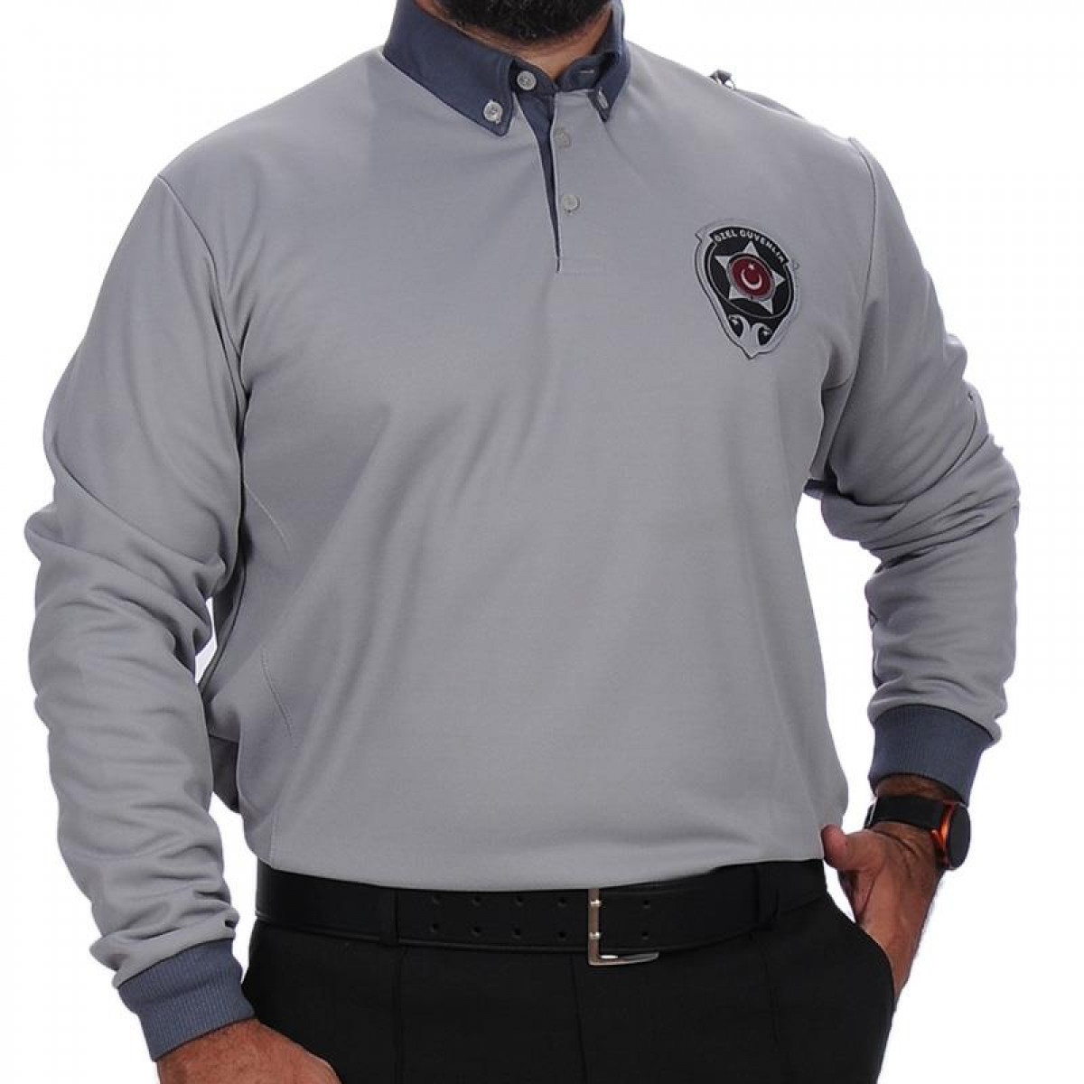 Formteks Yeni Tek Tip Özel Güvenlik Polo Yaka Sweatshirt